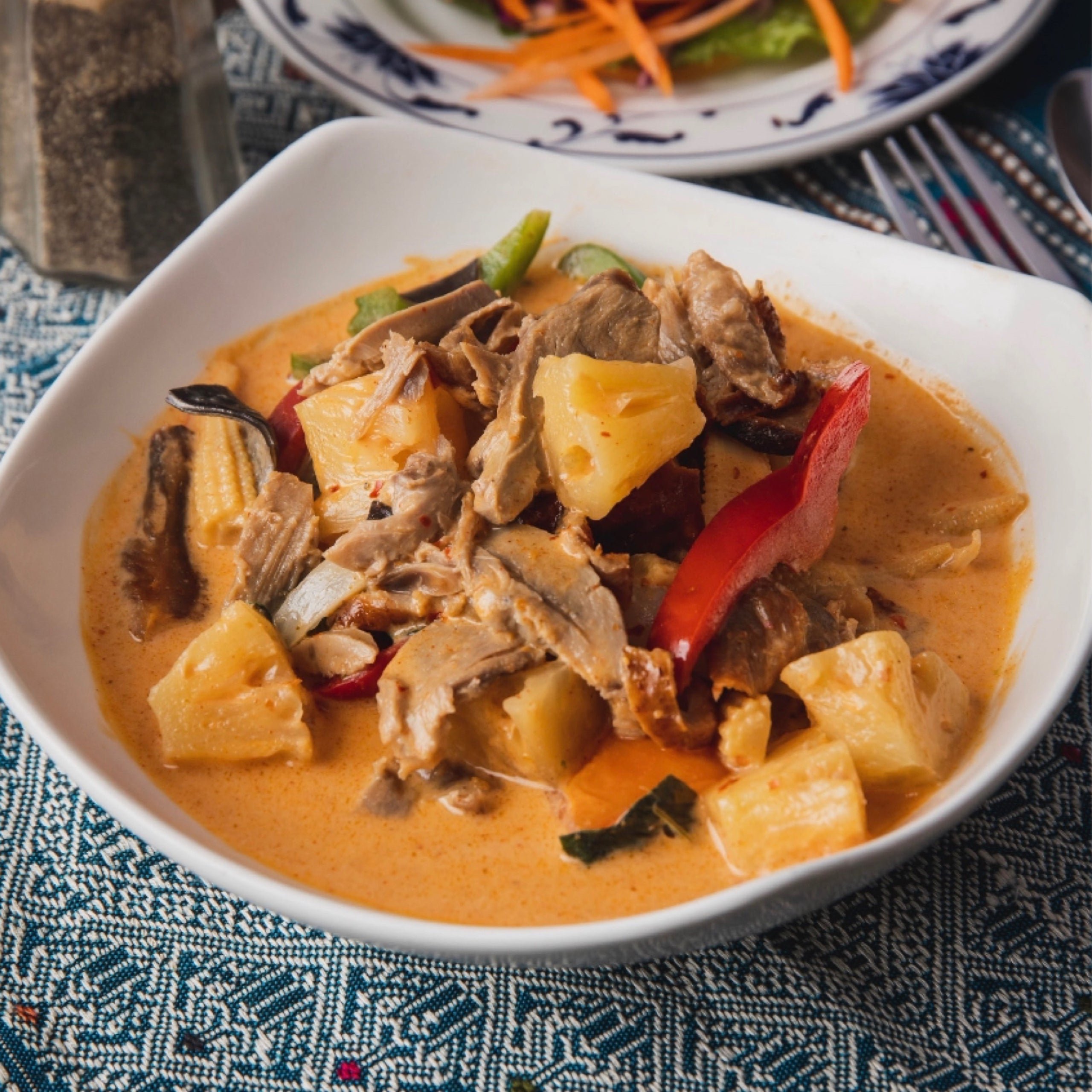 Thai red curry duck pineapple sale